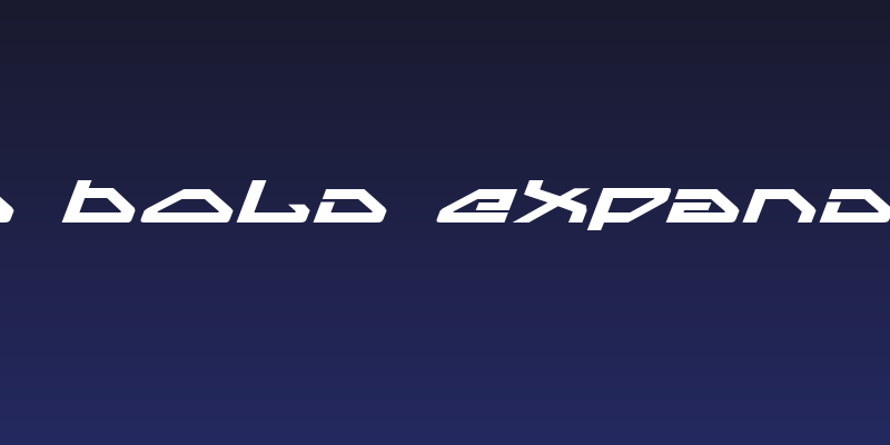 Spylord Bold Expanded Italic Social Header