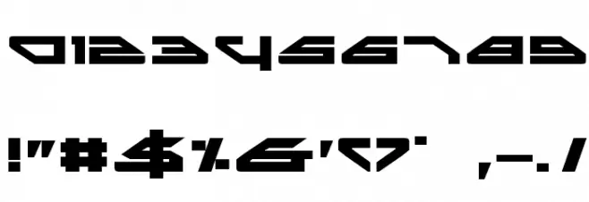 Spylord Bold Expanded Font OTHER CHARS