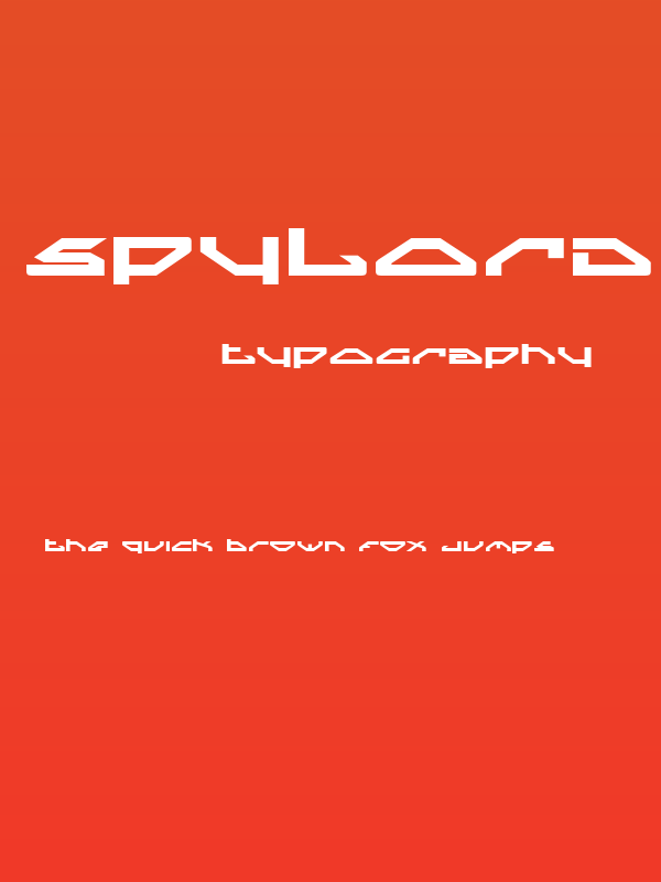 Spylord Bold Expanded Poster