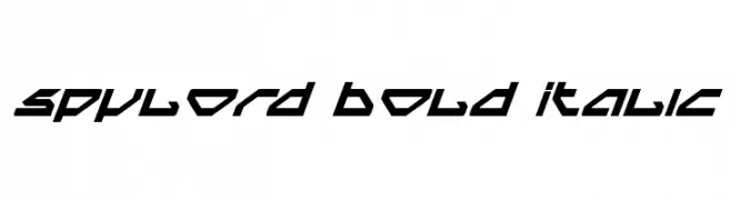 Spylord Bold Italic  Fuentes Gratis Descargar