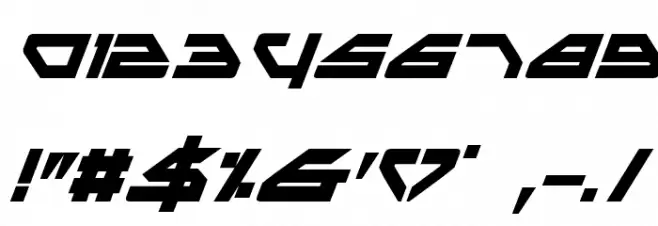 Spylord Bold Italic Font OTHER CHARS