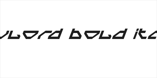 Spylord Bold Italic Logo