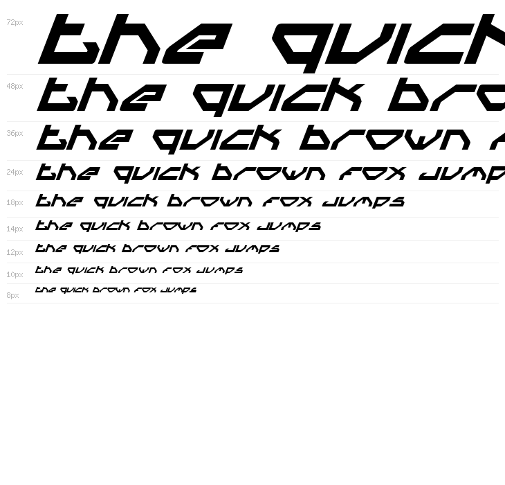 Spylord Bold Italic Waterfall