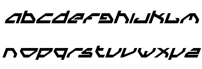 Spylord Bold Italic Font LOWERCASE