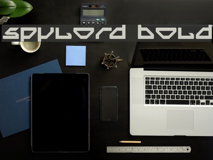 Spylord Bold 字体 examples