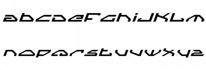 Spylord Expanded Italic خط أحرف كبيرة