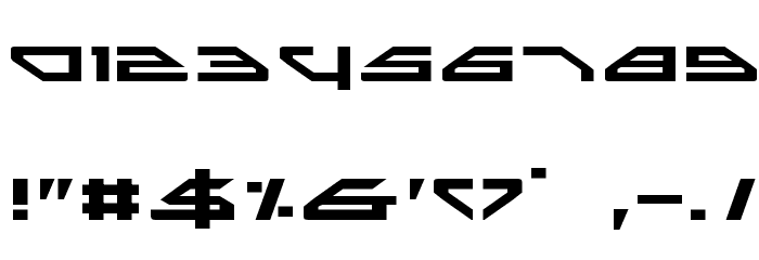 Spylord Expanded Font OTHER CHARS