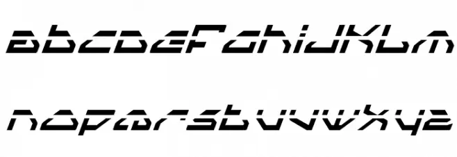 Spylord Laser Italic Fuentes MAYÚSCULAS