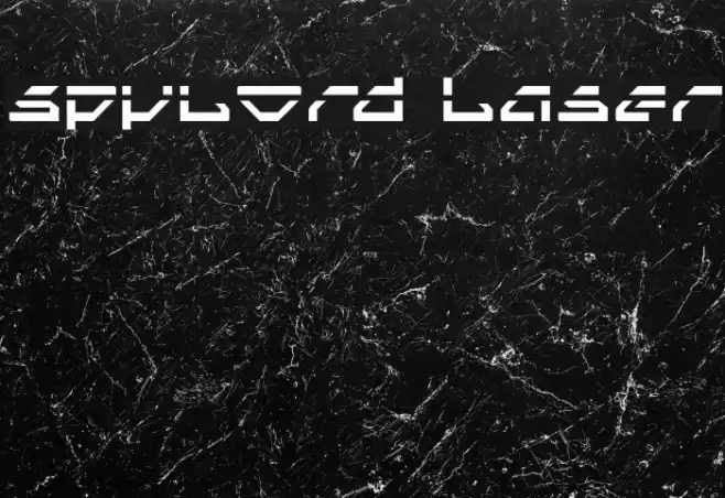 Spylord Laser Font examples