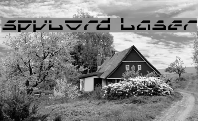 Spylord Laser Font examples