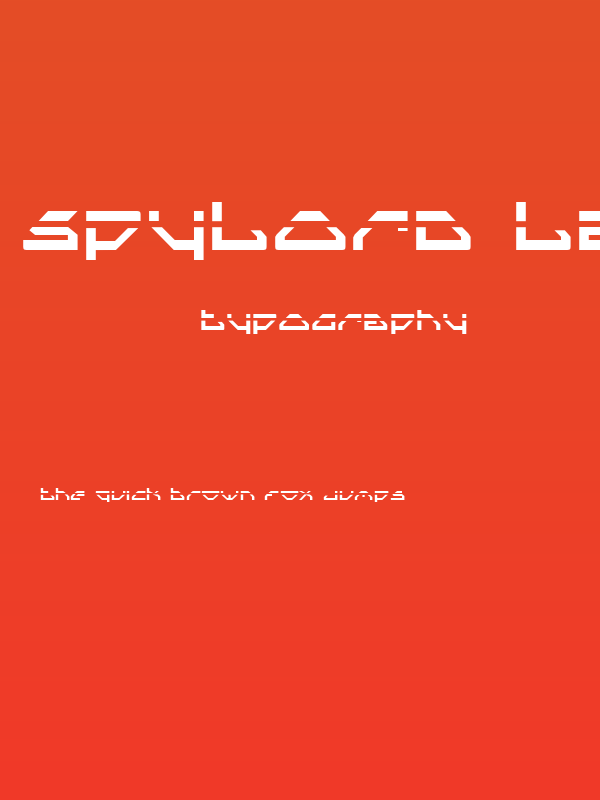 Spylord Laser Poster