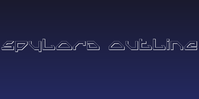 Spylord Outline Social Header