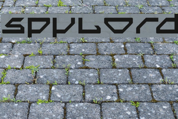 Spylord Schriftart examples