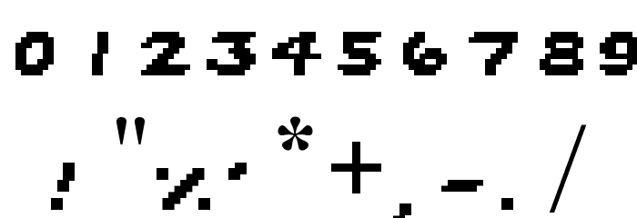 Spyro 2 Font OTHER CHARS