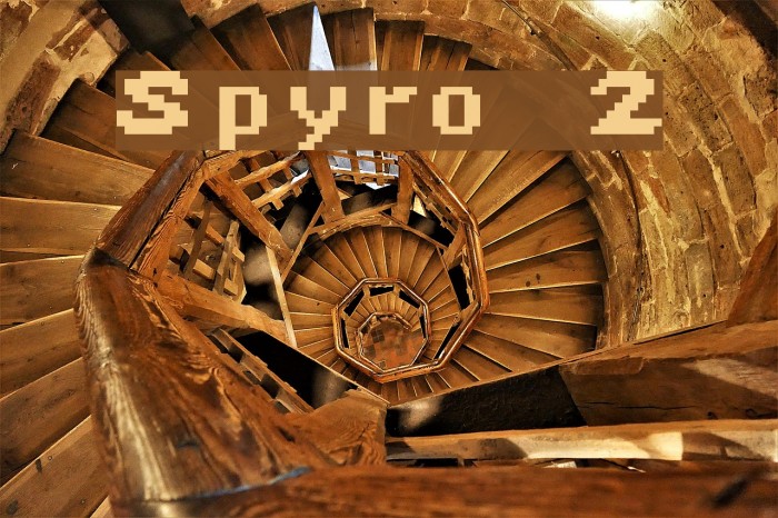 Spyro 2 Font examples