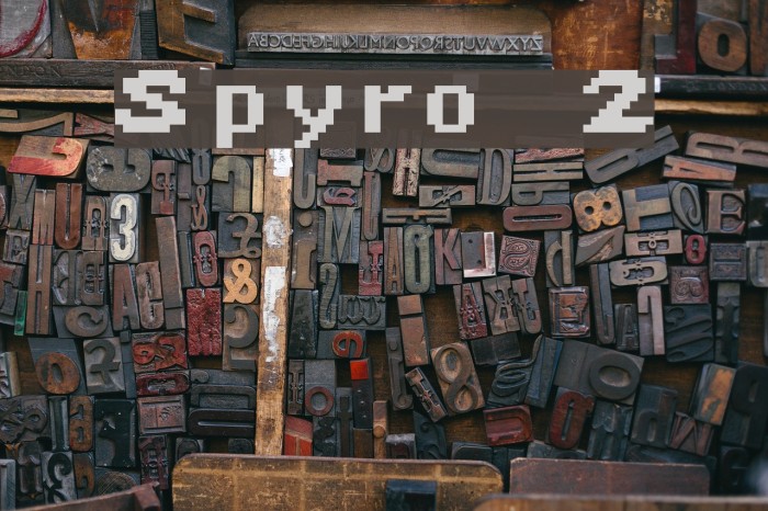 Spyro 2 Font examples