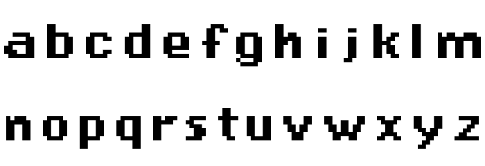 Spyro 2 Font LOWERCASE
