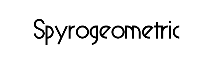 Spyrogeometric  Descarca Fonturi Gratis