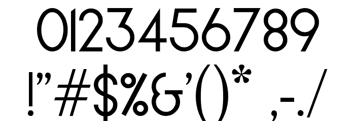 Spyrogeometric Font OTHER CHARS