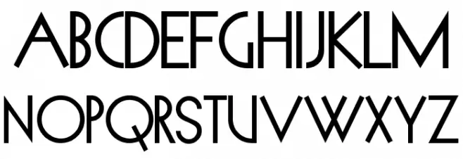 Spyrogeometric フォント 大文字
