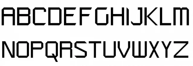 Spyware NBP Regular フォント 大文字