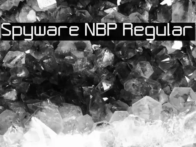 Spyware NBP Regular Font examples