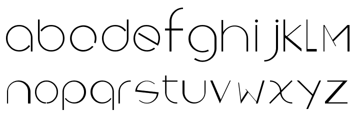 space 1 Font LOWERCASE