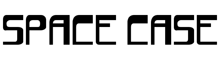 space case  Frei Schriftart Herunterladen