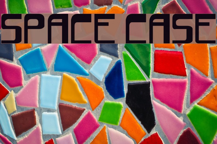 space case Шрифта examples