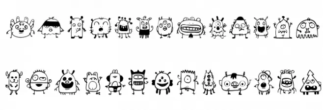 space dude 字体 小写