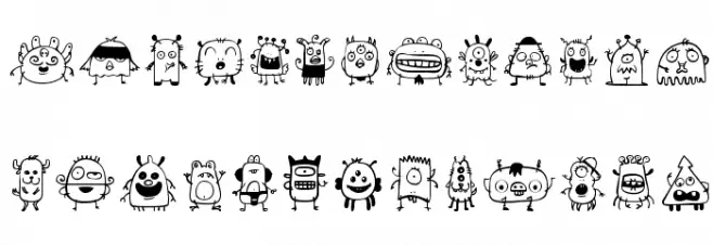 space dude フォント 大文字