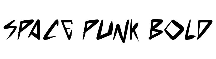 space punk Bold  Free Fonts Download