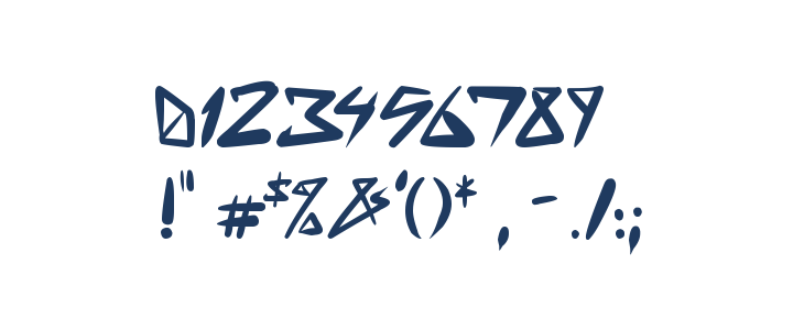 space punk Bold Other Characters