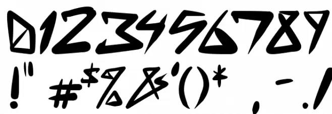 space punk Bold Font OTHER CHARS