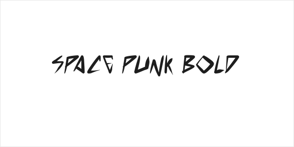 space punk Bold Logo