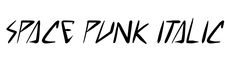 space punk Italic  baixar fontes gratis
