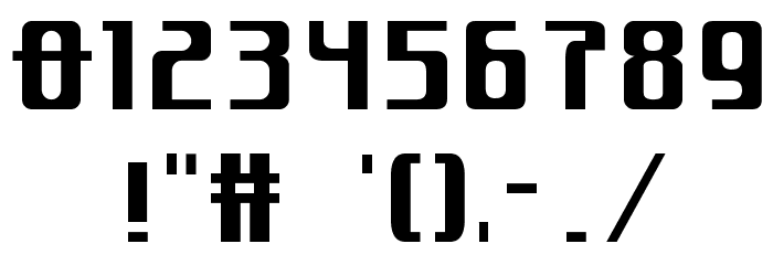 spacejunk:XL Font OTHER CHARS