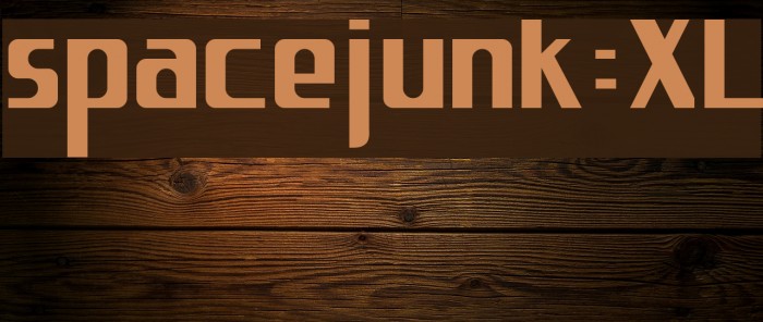 spacejunk:XL Font examples