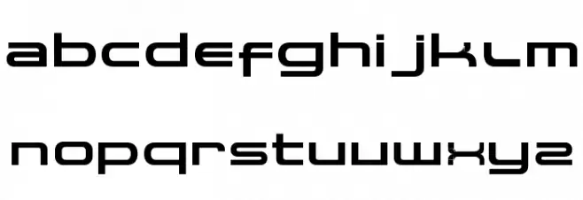 spaceman フォント 大文字