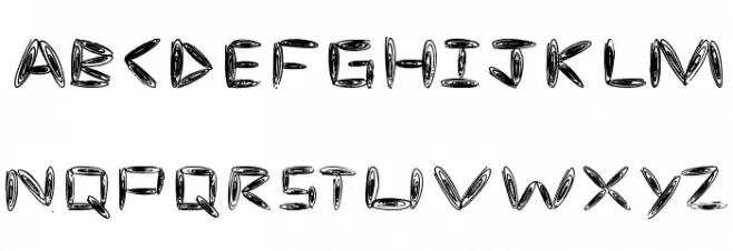 spacetime Schriftart Groß