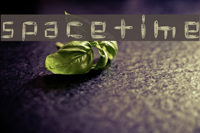 spacetime Font examples