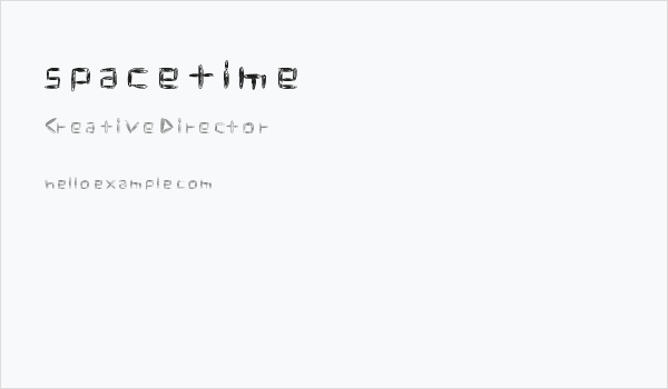 spacetime Business Card