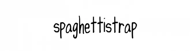 spaghettistrap  baixar fontes gratis