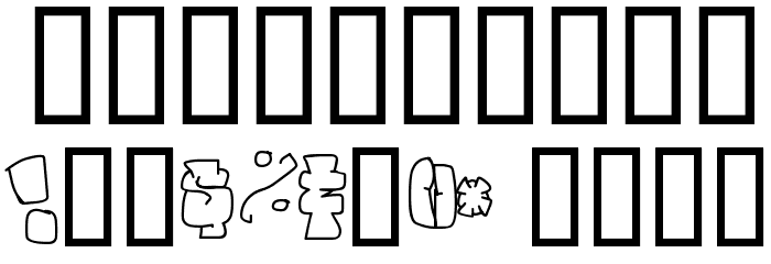 spanky 20 second version Font OTHER CHARS