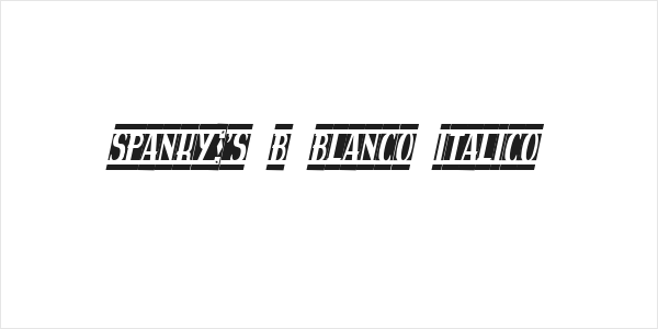 spanky's b blanco italico Logo