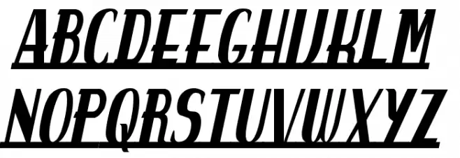 spankys bungalow italico Schriftart Groß