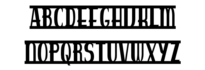 spankys bungalow Font LOWERCASE