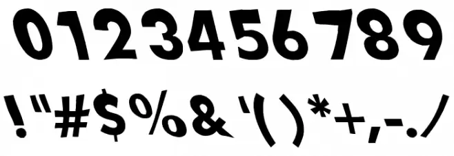 sparrow [sRB] Font OTHER CHARS