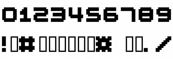 spdr02 Font Alte caractere