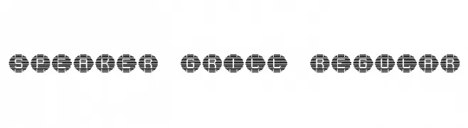 speaker grill Regular  Descarca Fonturi Gratis